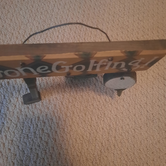 Gone Golfing wall sign, preowned. - Picture 5 of 5